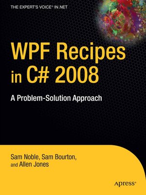 cover image of WPF Recipes in C# 2008